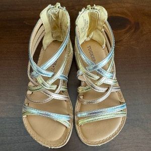 Tucker & Tate Metallic Millie Sandal Gladiator Sz 7